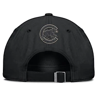 Casquette ajustable Nike noire Chicago Cubs Camo Pack Club pour homme
