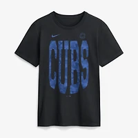 Men's Nike  Black Chicago Cubs Camo Velocity Victor T-Shirt