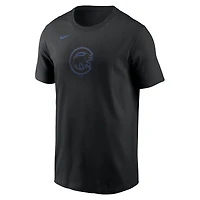 Men's Nike Black Chicago Cubs Color Pop T-Shirt
