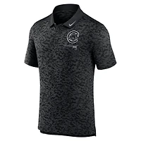 Men's Nike  Black Chicago Cubs Next Level Performance Polo