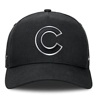 Casquette ajustable Nike Chicago Cubs Rise Dri-FIT noire pour homme
