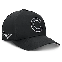 Casquette ajustable Nike Chicago Cubs Rise Dri-FIT noire pour homme
