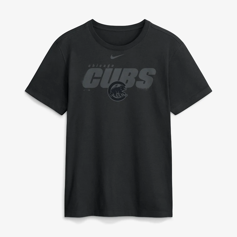 Men's Nike Black Chicago Cubs Tonal Club T-Shirt