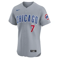 Maillot de joueur Nike Dansby Swanson pour hommes, gris, Chicago Cubs Road Elite