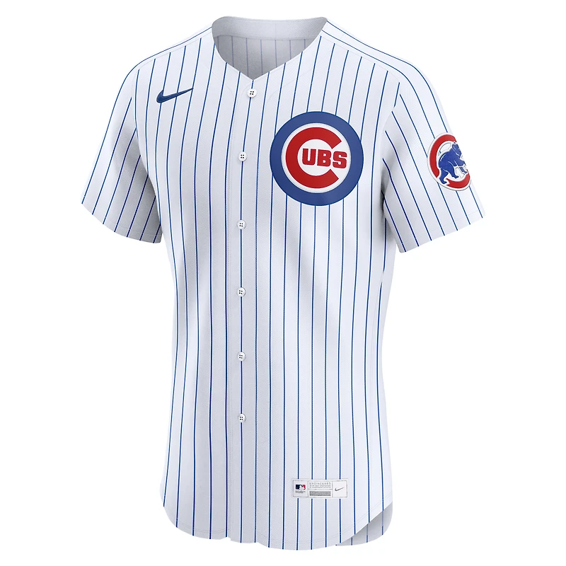 Maillot Nike Dansby Swanson blanc domicile élite des Chicago Cubs pour homme
