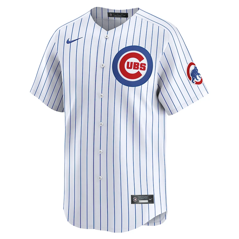 Maillot de joueur Nike Dansby Swanson pour hommes, blanc, Chicago Cubs, domicile limité