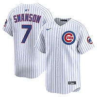 Maillot Nike Dansby Swanson blanc pour homme, édition limitée, domicile des Chicago Cubs