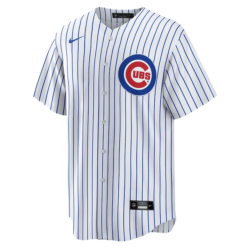 Maillot de joueur Nike Dansby Swanson blanc réplique des Chicago Cubs pour homme