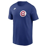 Men's Nike Ernie Banks Rush Blue Chicago Cubs Cooperstown Collection Name & Number T-Shirt