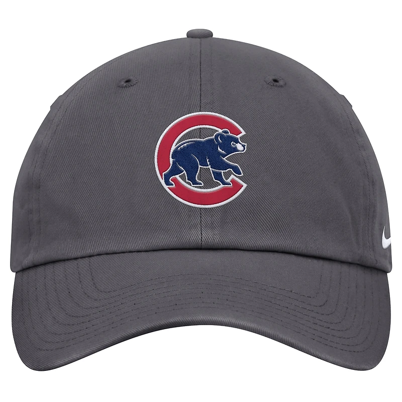 Men's Nike Gray Chicago Cubs Club Adjustable Hat