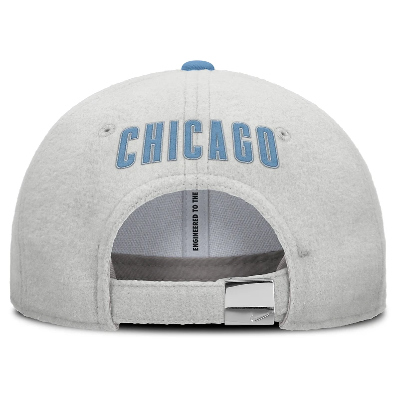 Casquette ajustable Nike grise Chicago Cubs Club pour homme