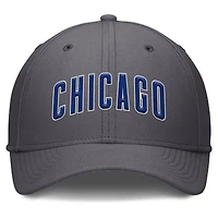 Men's Nike  Gray Chicago Cubs Swoosh Performance Flex Hat