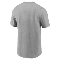 Men's Nike Heather Gray Chicago Cubs Team Engineered Performance T-Shirt