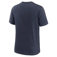 Men's Nike Heather Navy Chicago Cubs Local Hometown Tri-Blend T-Shirt