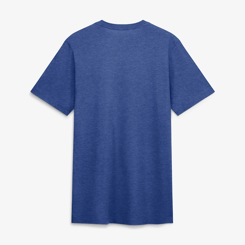T-shirt Nike Heather Royal Chicago Cubs Cooperstown Logo Tri-Blend pour homme
