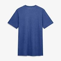 T-shirt Nike Heather Royal Chicago Cubs Cooperstown Logo Tri-Blend pour homme