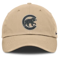 Casquette ajustable Nike kaki Chicago Cubs Club pour homme