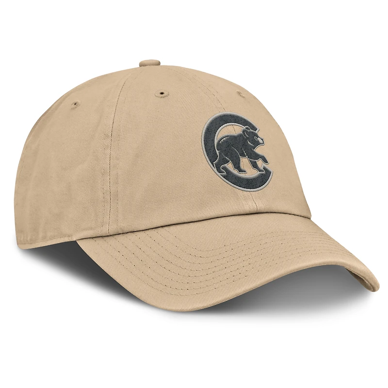 Casquette ajustable Nike kaki Chicago Cubs Club pour homme
