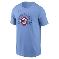 Men's Nike Light Blue Chicago Cubs Alt T-Shirt