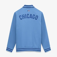Men's Nike Light Blue Chicago Cubs Authentic Collection Dugout Relaxed Full-Zip Bomber Jacket