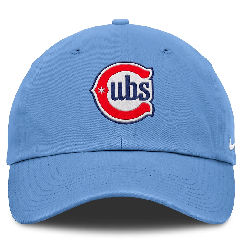 Casquette ajustable Nike bleu clair Chicago Cubs pour homme