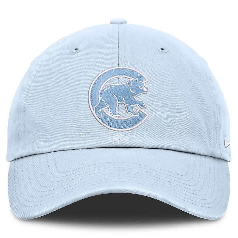 Casquette ajustable Nike bleu clair Chicago Cubs Club pour homme