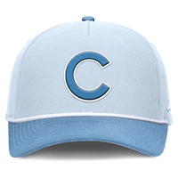 Casquette ajustable Nike Chicago Cubs Rise Dri-Fit bleu clair pour homme