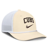 Men's Nike Natural/White Chicago Cubs Rise Dri-FIT Trucker Adjustable Hat​