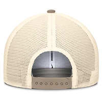 Casquette de camionneur ajustable Nike Natural Chicago Cubs Camo Natural Pack Rise pour homme