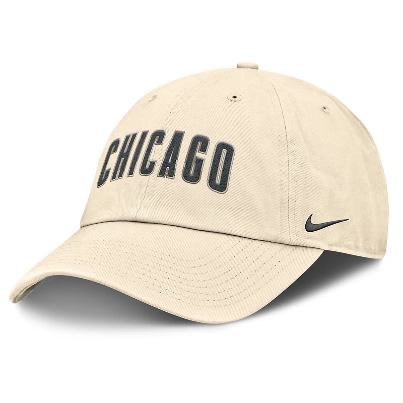 Casquette ajustable Nike Natural Chicago Cubs Camo Pack Club pour homme