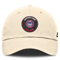 Men's Nike Natural Chicago Cubs Cooperstown Collection Club Adjustable Hat