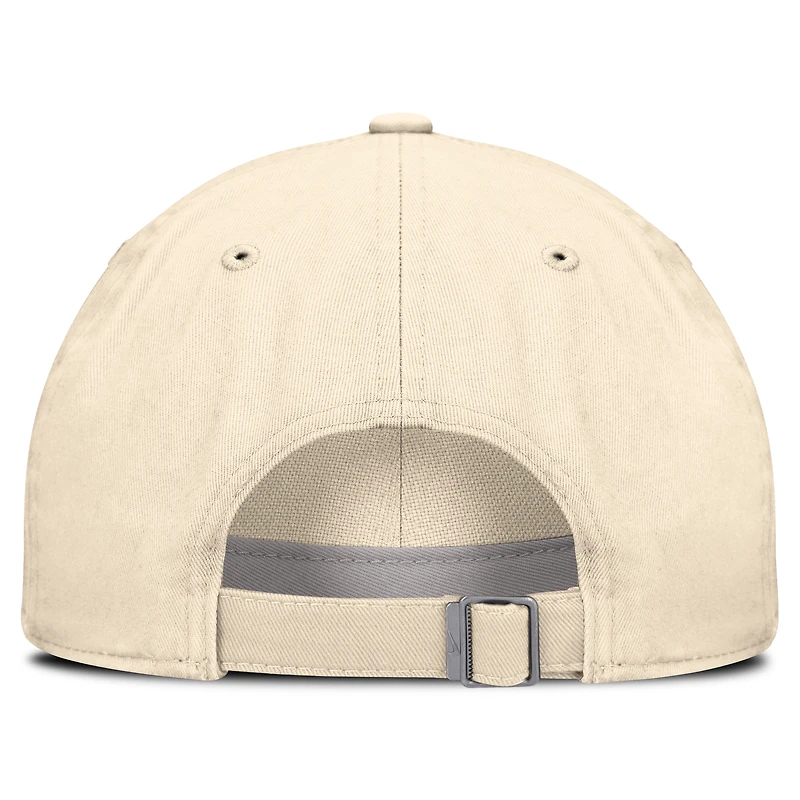 Men's Nike Natural Chicago Cubs Cooperstown Collection Club Adjustable Hat