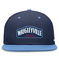 Casquette ajustée Nike Chicago Cubs City Connect True pour homme, bleu marine/bleu clair