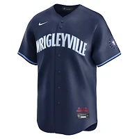 Maillot Nike pour hommes, bleu marine, Chicago Cubs City Connect Limited