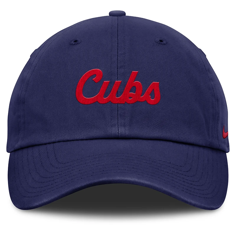 Casquette ajustable Nike bleu marine Chicago Cubs Club pour homme