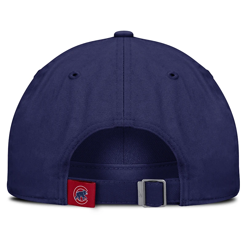 Casquette ajustable Nike bleu marine Chicago Cubs Club pour homme