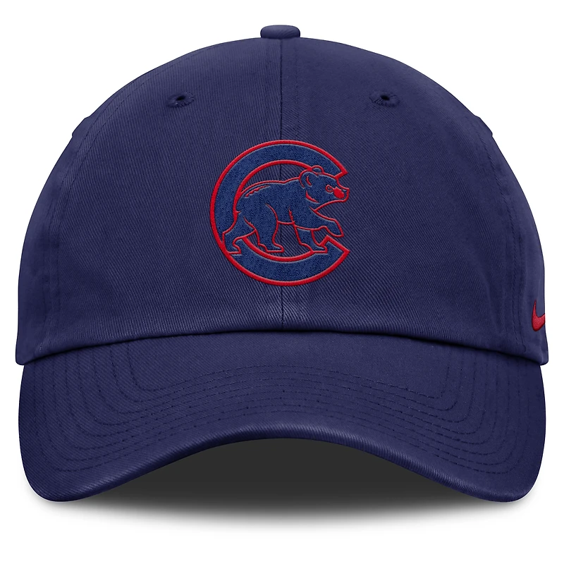 Casquette ajustable Nike bleu marine Chicago Cubs Club pour homme