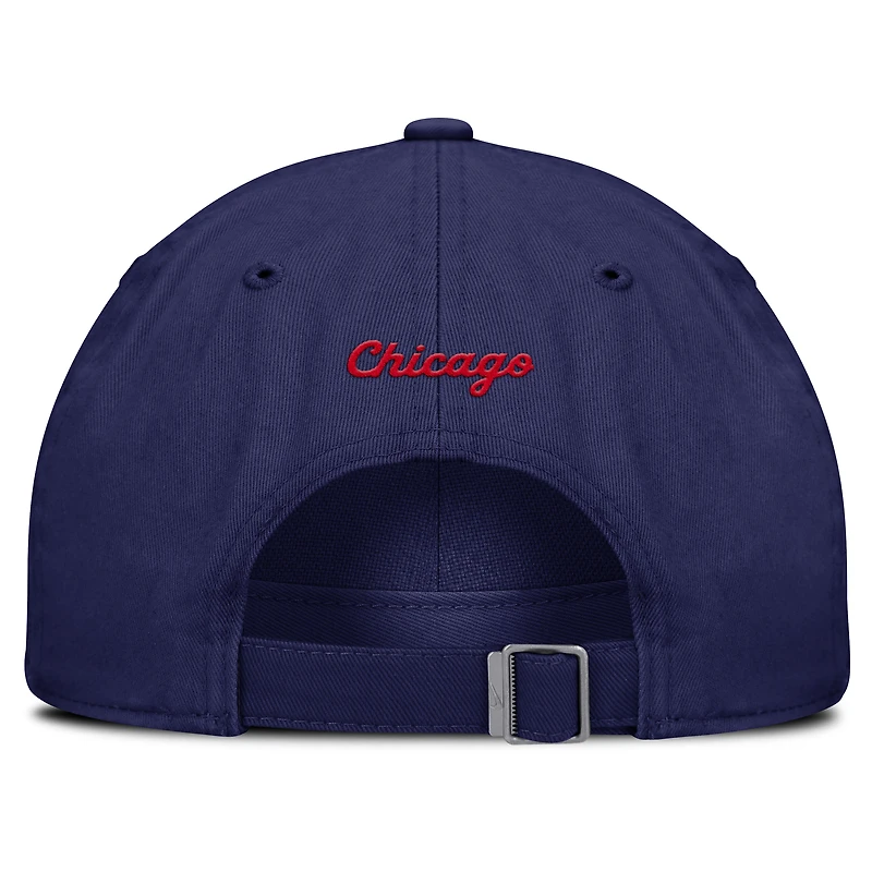 Casquette ajustable Nike bleu marine Chicago Cubs Club pour homme