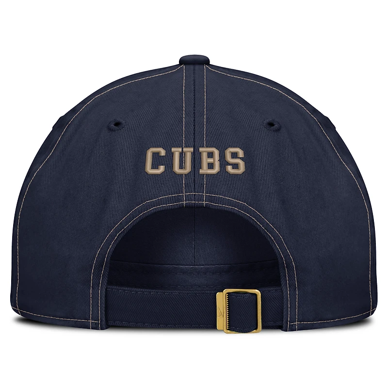 Casquette ajustable Nike bleu marine Chicago Cubs pour homme, édition spéciale fête des pères
