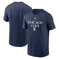 Men's Nike Navy Chicago Cubs Wordmark Local Team T-Shirt