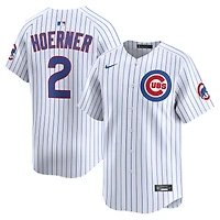 Maillot Nike Nico Hoerner blanc pour homme, édition limitée, domicile des Chicago Cubs