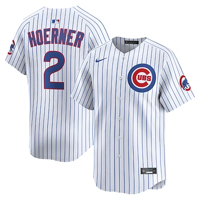 Maillot Nike Nico Hoerner blanc pour homme, édition limitée, domicile des Chicago Cubs
