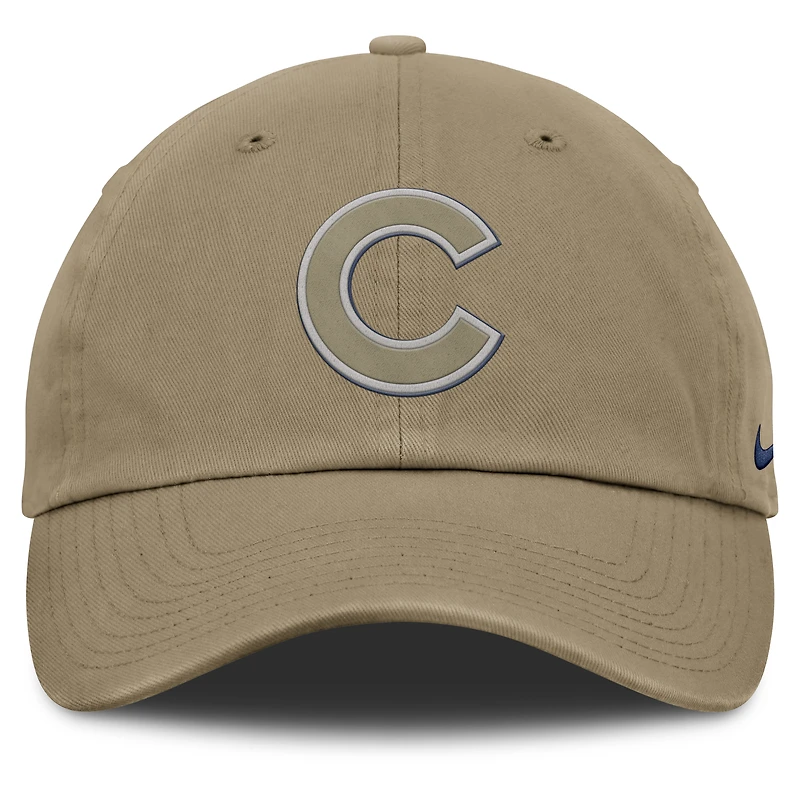 Casquette ajustable Nike Olive Chicago Cubs Club pour homme