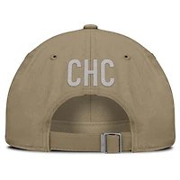 Casquette ajustable Nike Olive Chicago Cubs Club pour homme