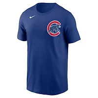 T-shirt avec nom et numéro de joueur Nike Patrick Wisdom Royal Chicago Cubs pour homme