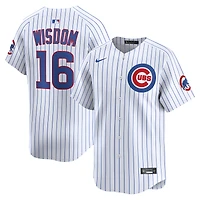 Maillot de joueur alternatif Nike Patrick Wisdom blanc Chicago Cubs pour homme