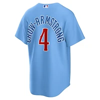 Maillot réplique de joueur alternatif bleu clair des Chicago Cubs, Pete Crow-Armstrong, Nike pour homme