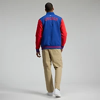 Men's Nike Royal/Red Chicago Cubs Authentic Collection Dugout Relaxed Full-Zip Bomber Jacket