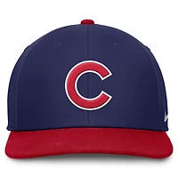 Men's Nike Royal/Red Chicago Cubs Pro Dri-FIT Snapback Hat
