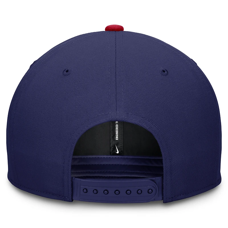 Men's Nike Royal/Red Chicago Cubs Pro Dri-FIT Snapback Hat